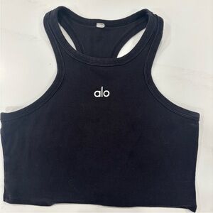 Alo Yoga Black Tank Top